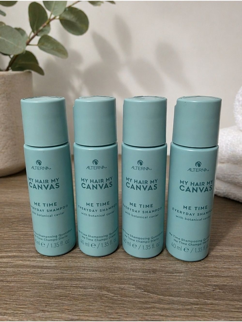 Alterna My Hair My Canvas Me Time Everyday Shampoo Travel Size Lot of 4